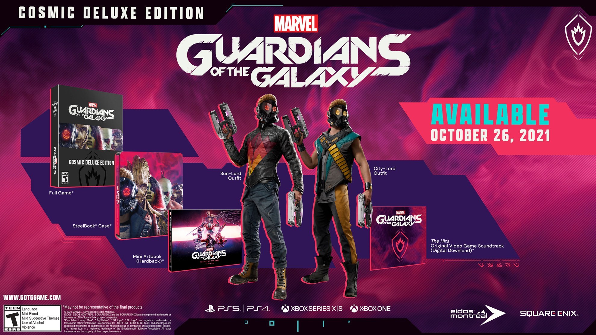 Marvel's Guardians of the Galaxy - PS4 - ShopB - 14 anos!
