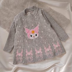 تصویر بافت دخترانه طرح کرومی 