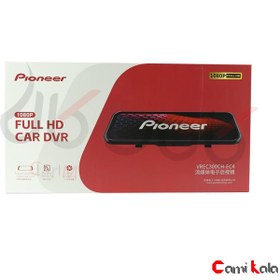 تصویر دوربین ثبت وقایع پایونیر دو دوربین آینه ای مدل VREC-300CH-EC4 Mirror Dush Cam Pioneer VREC-300CH-EC4