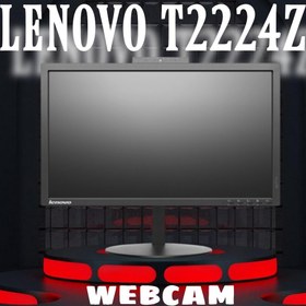 تصویر مانیتور استوک وبکم دار لنوو 22 اینچ Lenovo T2224z 