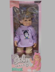 تصویر عروسک تمام گوشتی مدلHs-955 موزیکال Babydolls