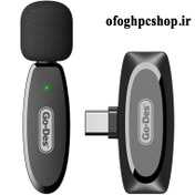 تصویر میکروفون یقه ای بی سیم تایپ سی Go-Des مدل GD-WS301 TC Go-Des GD-WS301 TC Wireless Digital Microphone