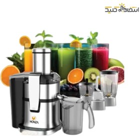 تصویر آبمیوه گیری 4 کاره مونزا مدل M-J1204 Monza M-J1204 4 in 1 Spin Juicer