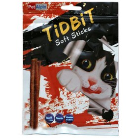 تصویر تشویقی‌ مدادی گربه تیدبیت ( 11 طعم مختلف ) TIDBIT soft sticks 65gr