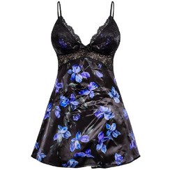 تصویر لباس خواب کوتاه طرح دار شهره کد 40307 