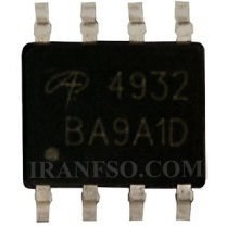 تصویر آی سی لپ تاپ Mosfet AO4932 N-N30V11A8A-SOP8 