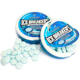 تصویر قرص خوشبوکننده دهان آیس بریکرز Ice Breakers با طعم نعناع 