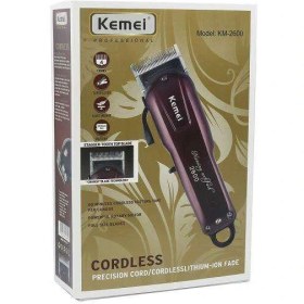 تصویر ماشین اصلاح حجم زن دیجیتالی مناسب فید و سایه کیمی مدل Kemei KM-2600 