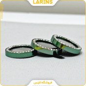 تصویر گلس لنز Ring سري Diamond ايفون 13 پرو مكس - Green 