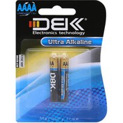 تصویر باتری نیم قلمی ۲عددی DBK Ultra Alkaline LR8D425 