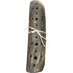 تصویر جاعودی چوبی روستیک دست‌ساز 