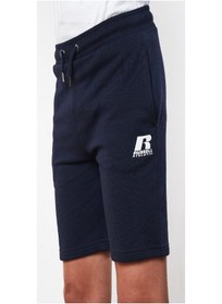 تصویر شلوارک لوگو پسرانه راسل آتلتیک برند russell athletic Russell Athletic Boys Logo Shorts