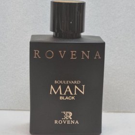 تصویر عطر ادکلن مردانه روونا بولگاری بلک من حجم 100 میل ROVENA Man Black Parfum for Men 100 ml