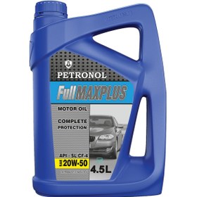 تصویر روغن موتور خودرو پترونول فول مکس پلاس 20W50 حجم 4.5 لیتر Petronol Full Max Plus 20W50 Engine Oil 4.5L