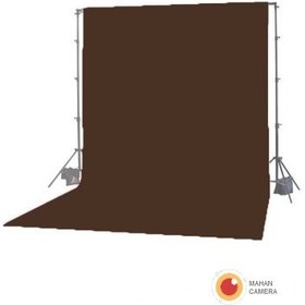 تصویر فون بک گراند قهوه ای مخمل Backdrop Brown 5x3m 