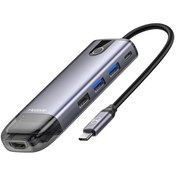 تصویر هاب 6 پورت USB-C مک دودو مدل HU_774 