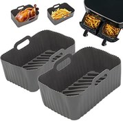 KH 3-Pack Air Fryer Liners for 3 to 5 QT, Silicone Air Fryer