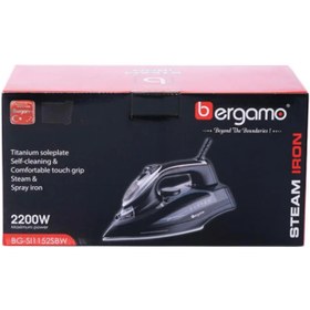 تصویر اتو بخار برگامو مدل BG-SI1152SBW Bergamo steam iron model BERGAMO BG-SI1152SBW