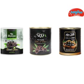 تصویر زیتون سبز اسلایس 