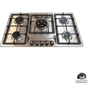تصویر گاز صفحه 5شعله استیل پودنیس مدل S52 