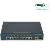 تصویر سوئیچ سیسکو مدل WS-C2960G-8TC-L استوک Cisco WS-C2960G-8TC-L 8Port Switch Stock