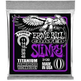 تصویر سیم گیتار الکتریک ارنیبال مدل Ernie Ball 48-11 کد 3120 