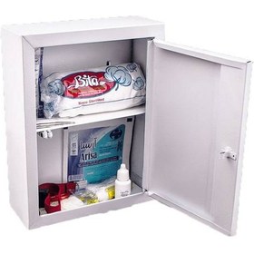 تصویر جعبه کمک های اولیه دیواری 2 طبقه 