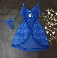 تصویر لباس خواب توری بدن نما قرمز صورتی مشکی ابی بنفش کد 0345 