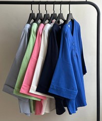 تصویر شوميز جلوبسته لينن 