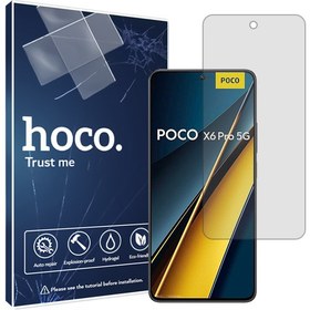 تصویر گلس شیائومی Poco X6 Pro مدل شفاف برند هوکو کد S 