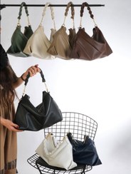 تصویر کیف بزرگ زنانه دسته بافت 4501 