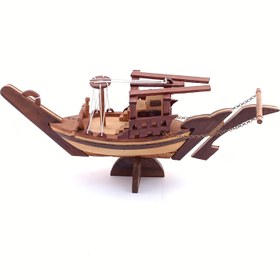 تصویر کشتی مینیاتوری گردینه L03 کپی Gordineh miniature boat L03