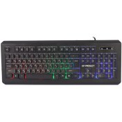 تصویر کیبورد گیمینگ ایکس پی-پروداکت مدل XP-12100R با سیم 