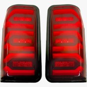 تصویر چراغ خطر عقب خودرو نیسان رنگ قرمز 