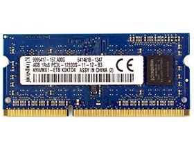 تصویر رم کینگستون PC3L-12800 DDR3-1600 مدل Genuine با ظرفیت 4 گیگابایت 