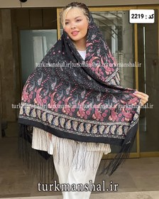 تصویر روسری سنتی نخ ترک 