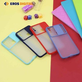 تصویر قاب محافظ لنز دار کشویی طرحدار سبزآبی Samsung A11 / M11 ا Cover Case For Samsung A11 / M11 Cover Case For Samsung A11 / M11