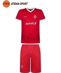 تصویر کیت باشگاهی پرسپولیس طرح اوستون اورونوف فصل 05-1404 سایز بچگانه و بزرگسال 