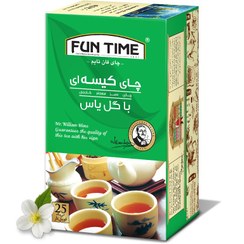 تصویر چای کیسه ای سبز یاس 25 عددی 