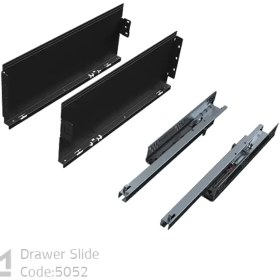 تصویر ریل کشو ملونی کد 5052 سایز ۴۵ سانتیمتر آرام بند 