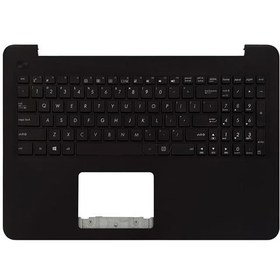 تصویر کیبرد لپ تاپ ایسوس VivoBook X556 مشکی با قاب C قهوه ای ا Keyboard Laptop Asus VivoBook X556 Keyboard Laptop Asus VivoBook X556