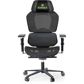 تصویر صندلی گیمینگ یوریکا مدل Typhon ERK-GC05-G EUREKA Typhon ERK-GC05-G Ergonomic Gaming Chair