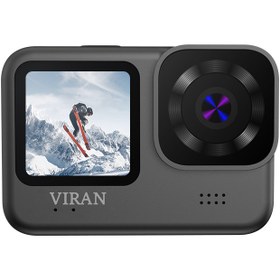 تصویر دوربین ورزشی VIRAN مدل V9 با صفحه نمایش لمسی دبل 