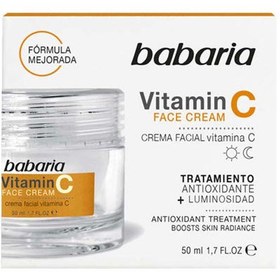 تصویر کرم صورت ویتامین C باباریا 50 میل Babaria Vitamin C Face Cream 50 ml