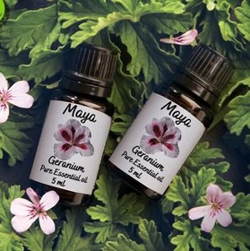 تصویر اسانس شمعدانی عطری، اسنشیال اویل ژرانیوم (Geranium) مایاسنس 18 میلی لیتر 