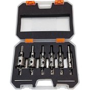 تصویر مته گردبر الماسه اچ جی پلاس مدل TCT مجموعه 6 عددی 