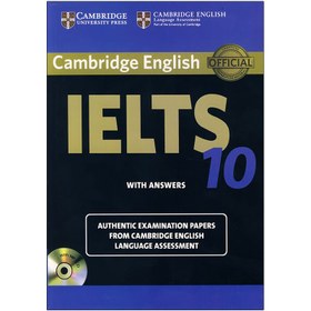 تصویر Cambridge english ielts 10 with cd Cambridge english ielts 10 with cd