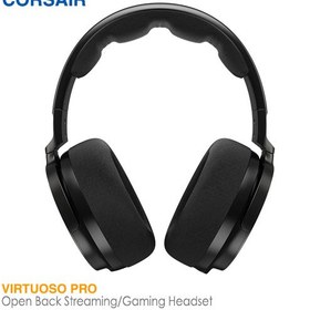 تصویر هدست کورسیر CORSAIR VIRTUOSO PRO OPEN BACK CARBON HEADSET CORSAIR VIRTUOSO PRO OPEN BACK CARBON