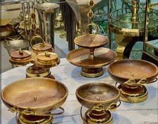 تصویر سرویس پذیرایی ظروف چوبی مدل لیلیوم ۵ تکه 