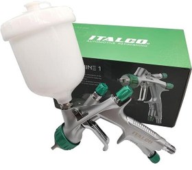 تصویر پیستوله رنگ بادی ایتالکو سه تنظیم HVLP مدل SHINE1 ITALCO spray gun HVLP shine1